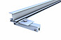 Insertion rail for standing seam clamp