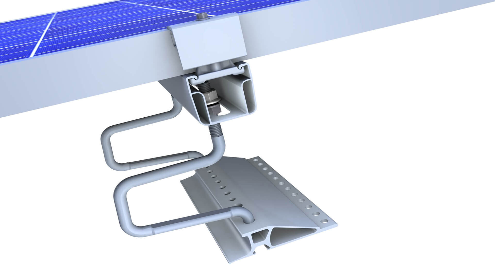 Roof hook with end clamp