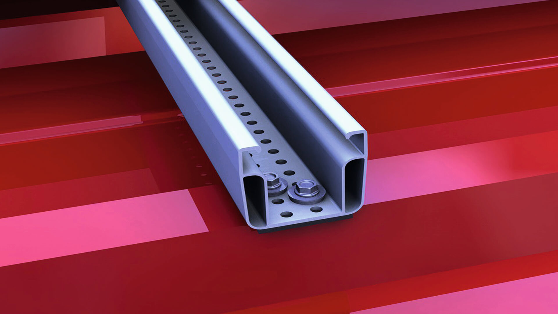 Novotegra EPDM-Dichtband zur direkten Befestigung der C-Schiene auf Tr –  Solarics GmbH