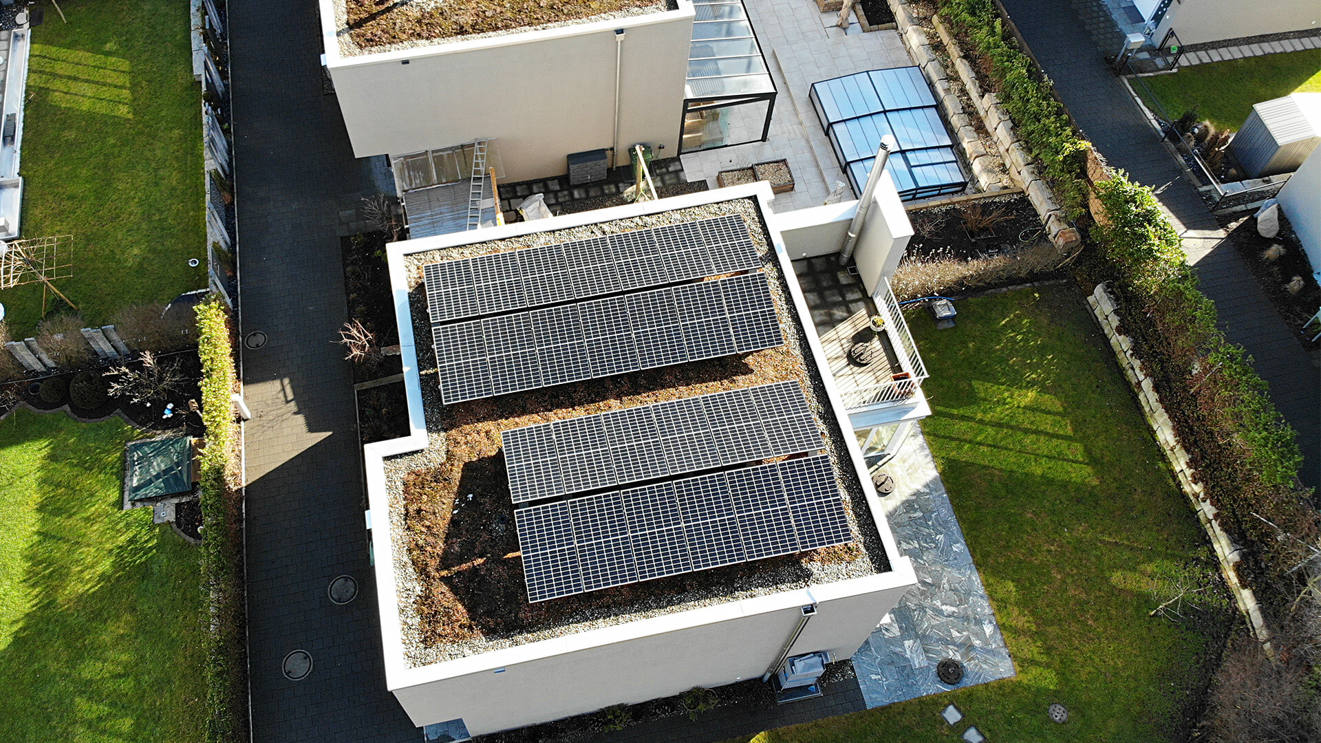 Gründach PV-System Buochs