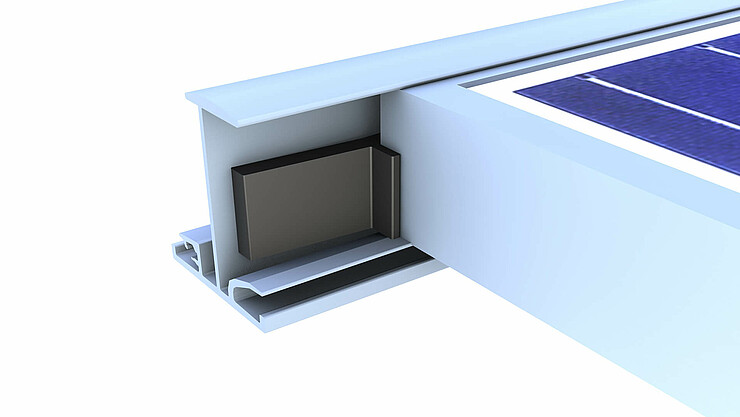 module attachment trapezoidal metal roof