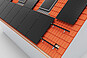 Tile roof clamping system side-fix
