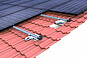 Tile roof clamping system side-fix