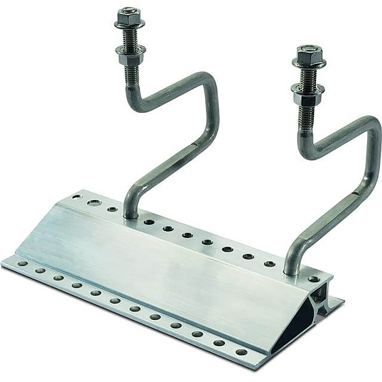 Double roof hook for PV mounting systems for tile roofs
