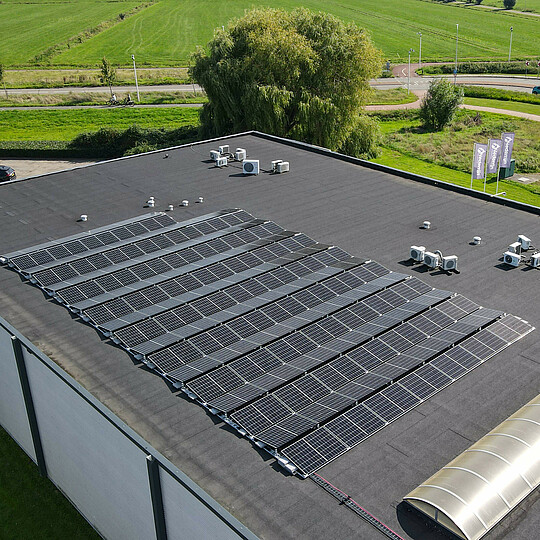 roof top with pv system