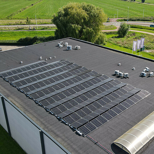 roof top with pv system