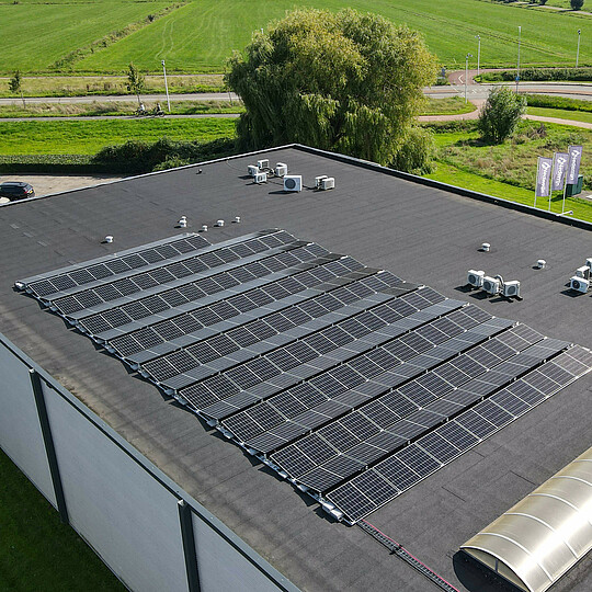 roof top with pv system