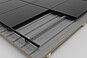 Insertion system for corrugated and sandwich roof