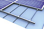 Photovoltaik Befestigung auf Blechdach Klemmsystem