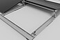 PV Flachdach Montagesystem Ost-West einlagig 