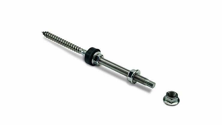 Stock screw set (for wood) M10